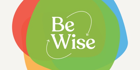 Be Wise logo.