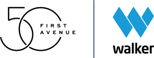 50 First Avenue logo | Walker logo