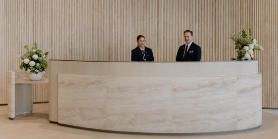 An artist’s impression of office workers working in one of the tenant offices at 50 First Avenue.